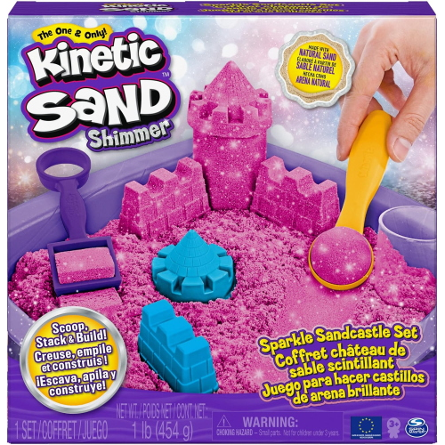 KINETIC SAND - CASTELLO DI SABBIA SHIMMER ROSA