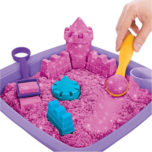 KINETIC SAND - CASTELLO DI SABBIA SHIMMER ROSA
