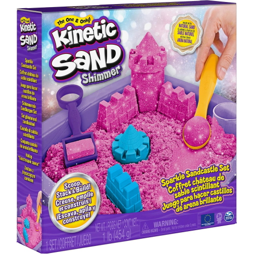 KINETIC SAND - CASTELLO DI SABBIA SHIMMER ROSA
