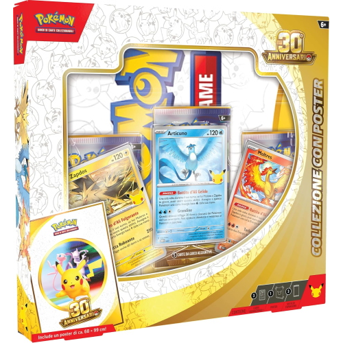 CG- POKEMON- 30° ANNIVERSARIO- C/POSTER