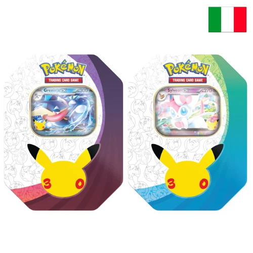 CG- POKEMON- 30° ANNIVERSARIO- COLLEZ. SYLVEON EX  & GRENINJA EX