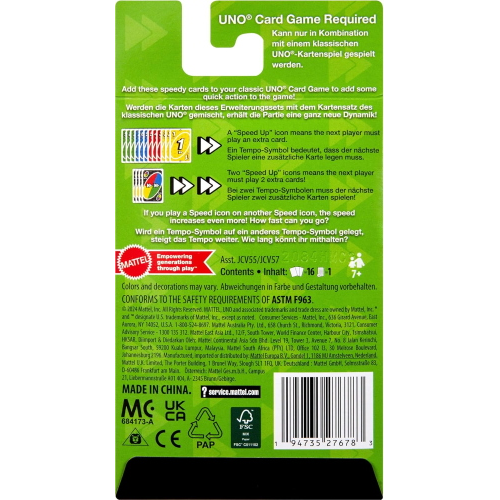 CARTE - UNO PACK ESTENSIONE- VELOCITA'