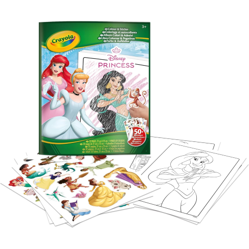 ALBUM ADESIVI COLORING - PRINCESS