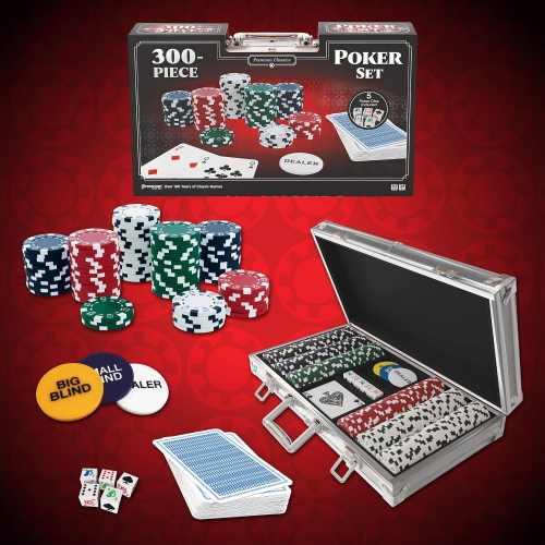 FISH X GIOCO CARTE - 300 CHIPS VALIGETTA SET POKER 