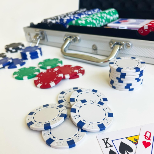 FISH X GIOCO CARTE - 300 CHIPS VALIGETTA SET POKER 