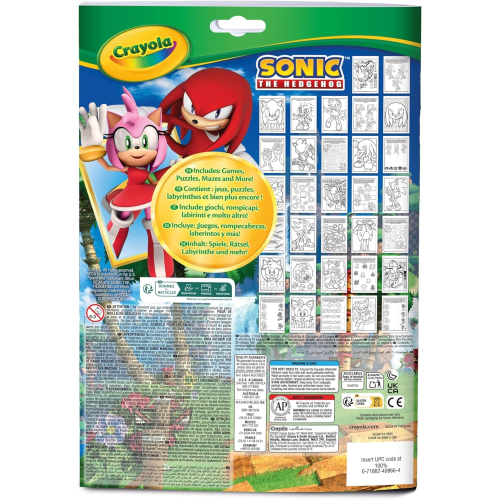 ALBUM ATTIVITA' COLORING - SONIC