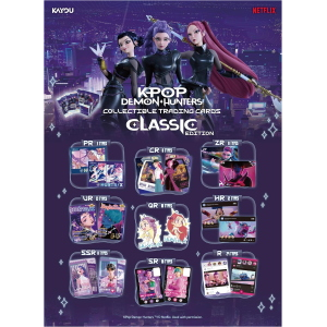 K-POP- CARTE DEMON HUNTERS BUSTINA 5 PZ