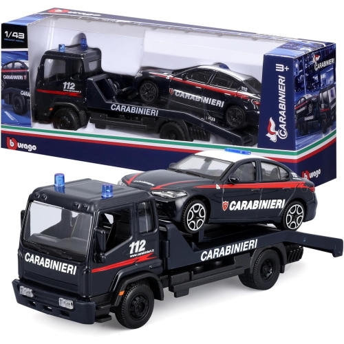 1:43 - CARRO ATTREZZI C/ AUTO CARABINIERI