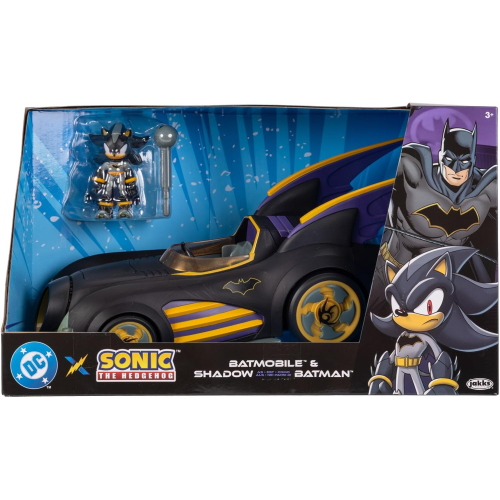 SONIC 2 - DC SHADOW BATMAN 13 CM CON BATMOBILE