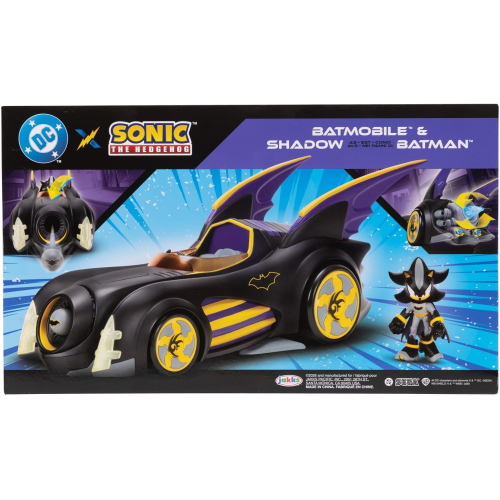 SONIC 2 - DC SHADOW BATMAN 13 CM CON BATMOBILE