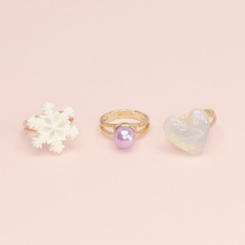 NICE PRECIUS- ANELLI 3 PZ SNOW PRINCESS