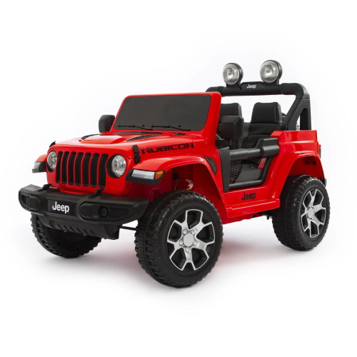 AUTO EL- JEEP WRANGLER RUBICON 12V ROSSA