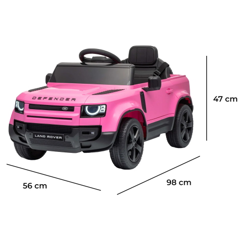 AUTO EL- 12V DEFENDER SMALL - ROSA