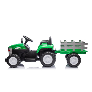 TRATTORE - EL.12V  C/RIMORCHIO- VERDE