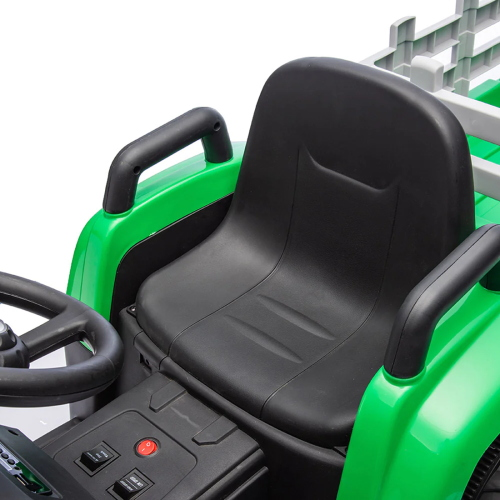 TRATTORE - EL.12V  C/RIMORCHIO- VERDE