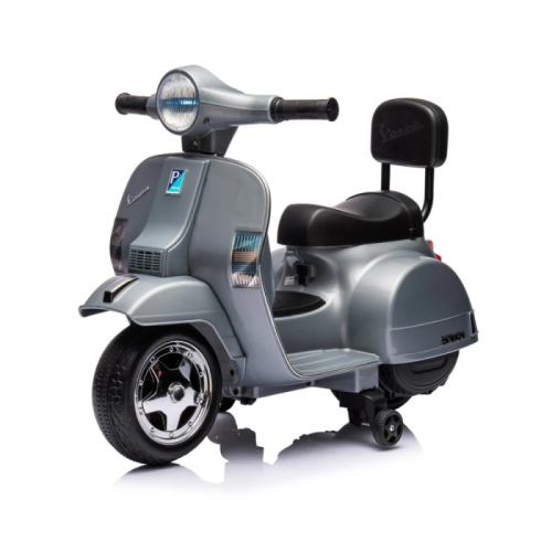 MINI VESPA PX  EL- 6V C/SCHIENALE - SILVER