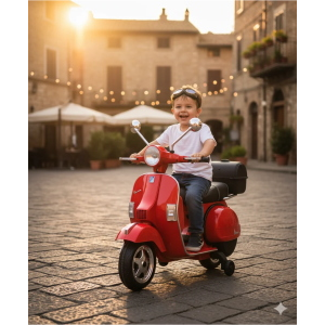 VESPA EL- 12V PX 150 BAULETTO - ROSSA