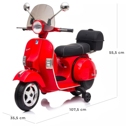 VESPA EL- 12V PX 150 BAULETTO - ROSSA