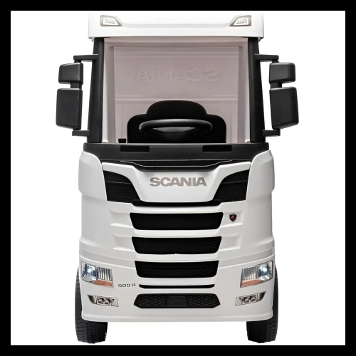 CAMION EL- 24V SCANIA SED.IN PELLE - BIANCO