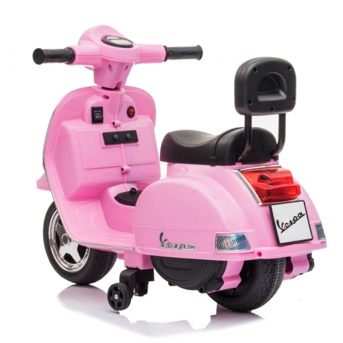 MINI VESPA EL- 6V C/SCHIENALE - ROSA