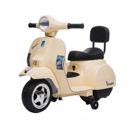MINI VESPA EL- 6V C/SCHIENALE - CREMA