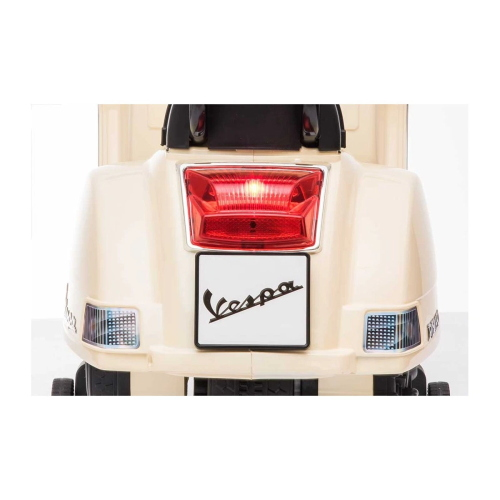 MINI VESPA EL- 6V C/SCHIENALE - CREMA