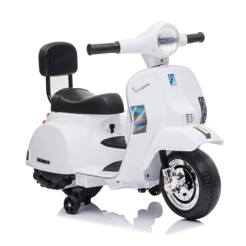 MINI VESPA EL- 6V C/SCHIENALE - BIANCO