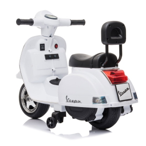MINI VESPA EL- 6V C/SCHIENALE - BIANCO