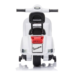 MINI VESPA EL- 6V C/SCHIENALE - BIANCO