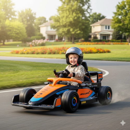 AUTO EL- 12V AUTO F1 MCLAREN - ARANCIO