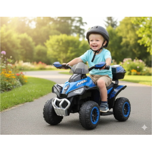 MINI MOTO QUAD EL- 6V - INVICTUS - BLU