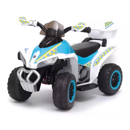 MINI MOTO QUAD EL- 6V - INVICTUS - BIANCO