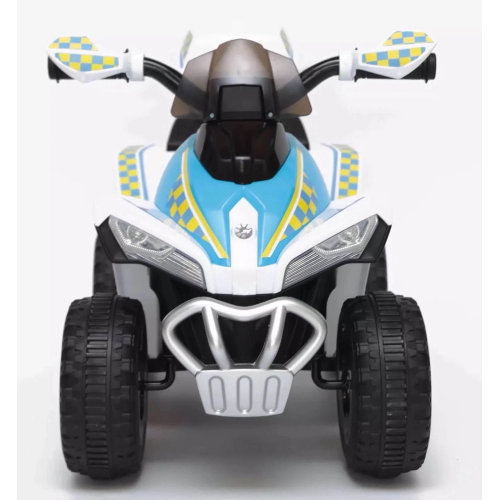 MINI MOTO QUAD EL- 6V - INVICTUS - BIANCO