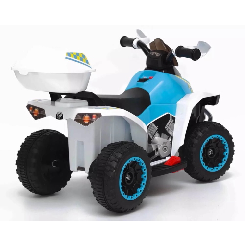 MINI MOTO QUAD EL- 6V - INVICTUS - BIANCO