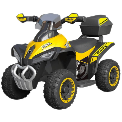 MINI MOTO QUAD EL- 6V - INVICTUS - GIALLO