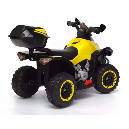 MINI MOTO QUAD EL- 6V - INVICTUS - GIALLO