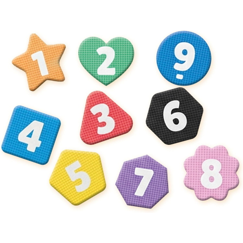 B.CLEM - TAPPETO PUZZLE MORBIDO IN SPUGNA 1,2,3 ... ANIMALS!