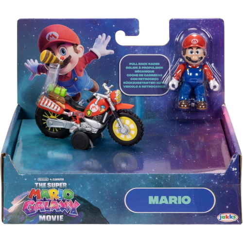 MARIO BROSS - MOVIE GALAXY- MOTO CON PERS. CM 6- MARIO
