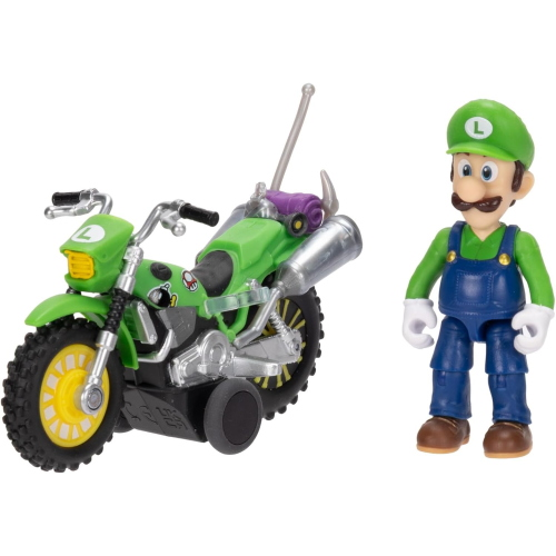 MARIO BROSS - MOVIE GALAXY- MOTO CON PERS. CM 6- LUIGI