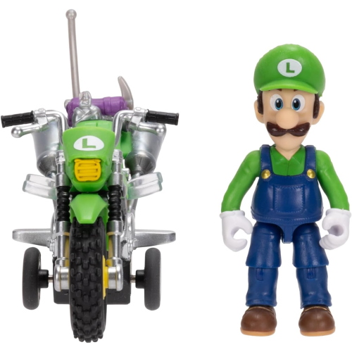 MARIO BROSS - MOVIE GALAXY- MOTO CON PERS. CM 6- LUIGI