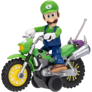 MARIO BROSS - MOVIE GALAXY- MOTO CON PERS. CM 6- LUIGI