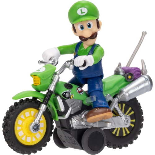 MARIO BROSS - MOVIE GALAXY- MOTO CON PERS. CM 6- LUIGI