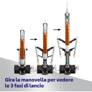 TECHNIC - SISTEMA DI LANCIO SPAZIALE RAZZO NASA ARTEMIS
