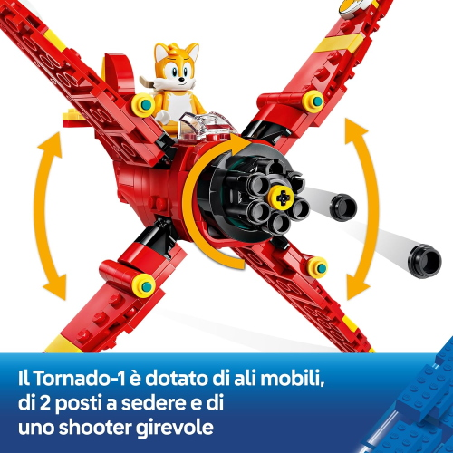 SONIC LEGO - TORNADO 1 DI TAILS 
