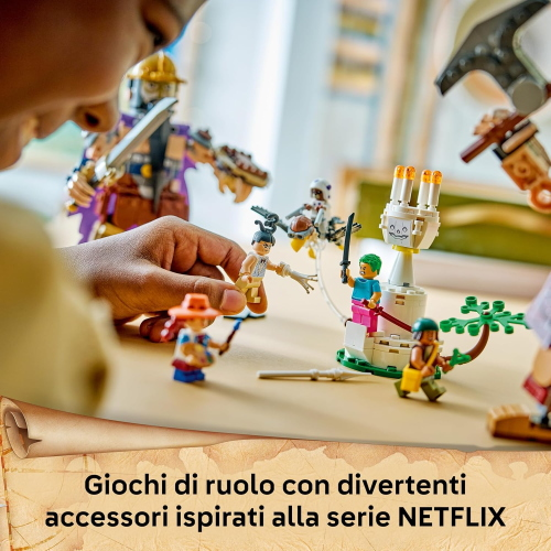 LEGO ONE PIECE - DORI CONTRO BROGI- GIANTS OF LITTLE GARDEN