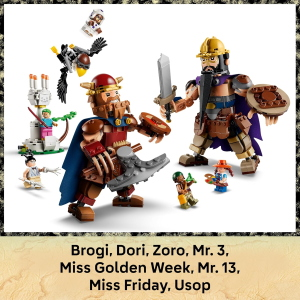 LEGO ONE PIECE - DORI CONTRO BROGI- GIANTS OF LITTLE GARDEN