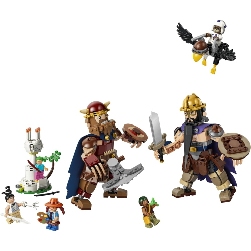 LEGO ONE PIECE - DORI CONTRO BROGI- GIANTS OF LITTLE GARDEN