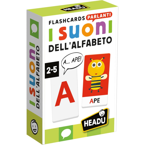 HEADU - FLASHCARDS PARLANTI I SUONI DELL'ALFABETO