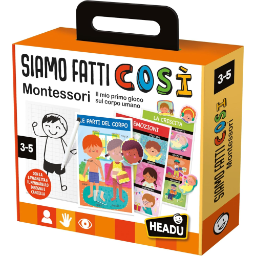 HEADU - IL MIO PRIMO CORPO UMANO MONTESSORI