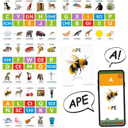 HEADU - TOMBOLA FONETICA ALFABETO E PAROLE